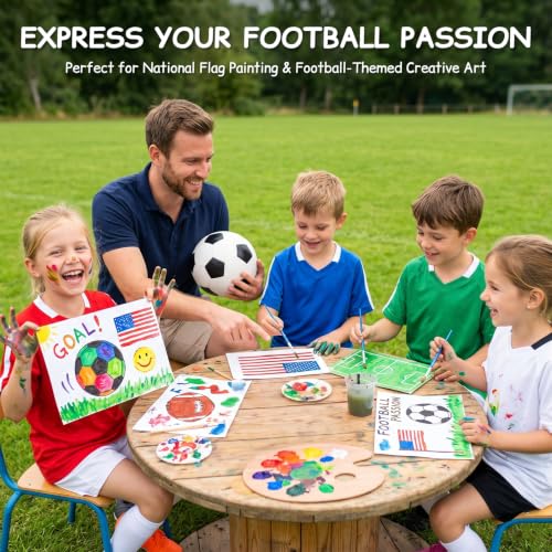 Smallbudi 8 Colors Large Washable Paint Set for Kid (8.45oz,250 ml), Bulk Acrylic Paint Supplies Non Toxic Children Tempera Paint for Art, Craft, DIY, Poster & Finger Paint, Face, School Home Classroom Party - Image 2