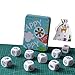 Mbarbs Happy Story 9 Cubes Bundle Dices Iron Box Storage Design Creative Kids Game Storytelling Game for Kids and Adults