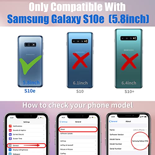 Toycamp for Samsung Galaxy S10E Case, Cute Funny Alien UFO Design for Women Girls Boys Teens for Galaxy S10E Cases, Cute Cartoon Alien Print Cover for S10E Case, 5.8'' - image 2