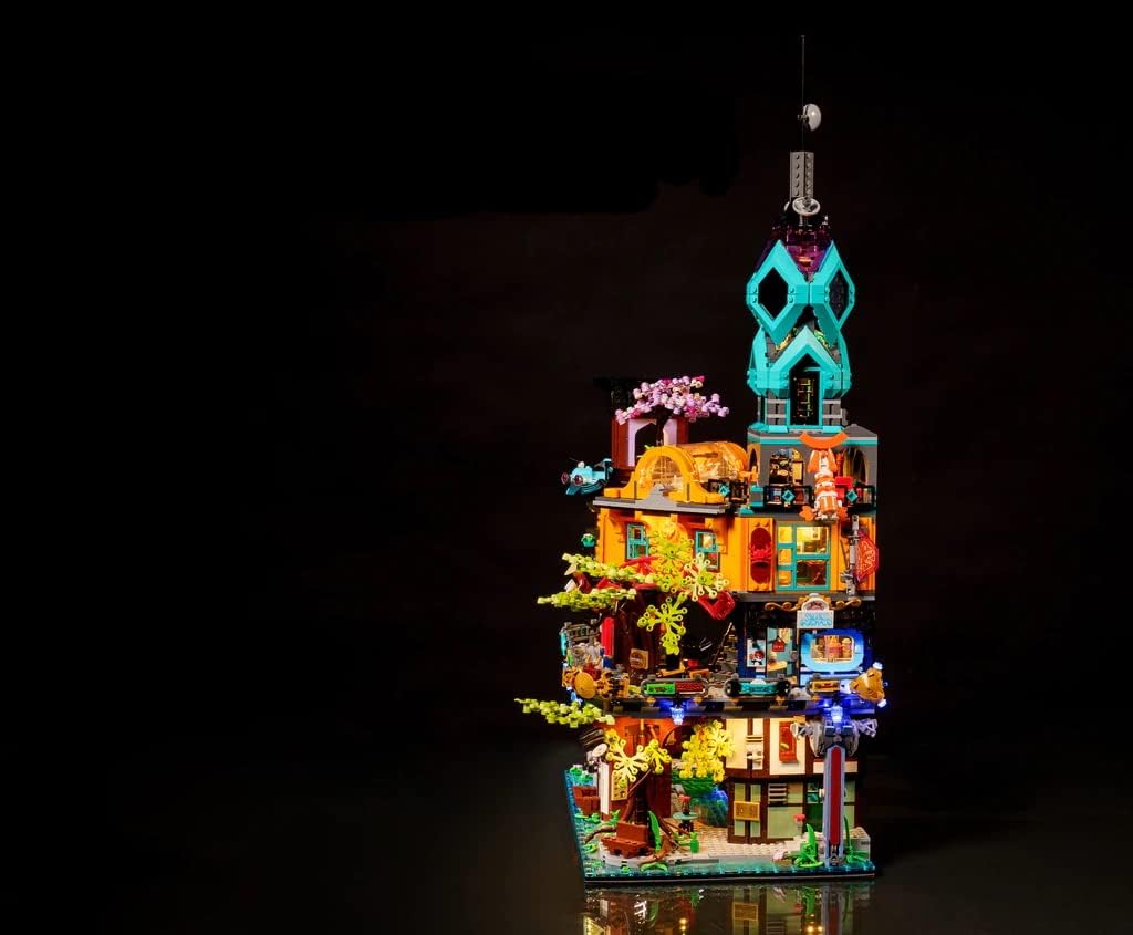 Brick Loot Deluxe LED Lighting Light Kit for Your Lego Ninjago City Gardens 71741