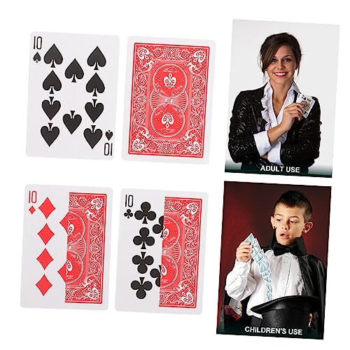 Toddmomy 4 Stück Kartenspiel Portable Spielkarten Vielseitig für Poker Party Spiele mit Robustem Papiermaterial Langlebig und Einfach zu Transportieren – Bild 5