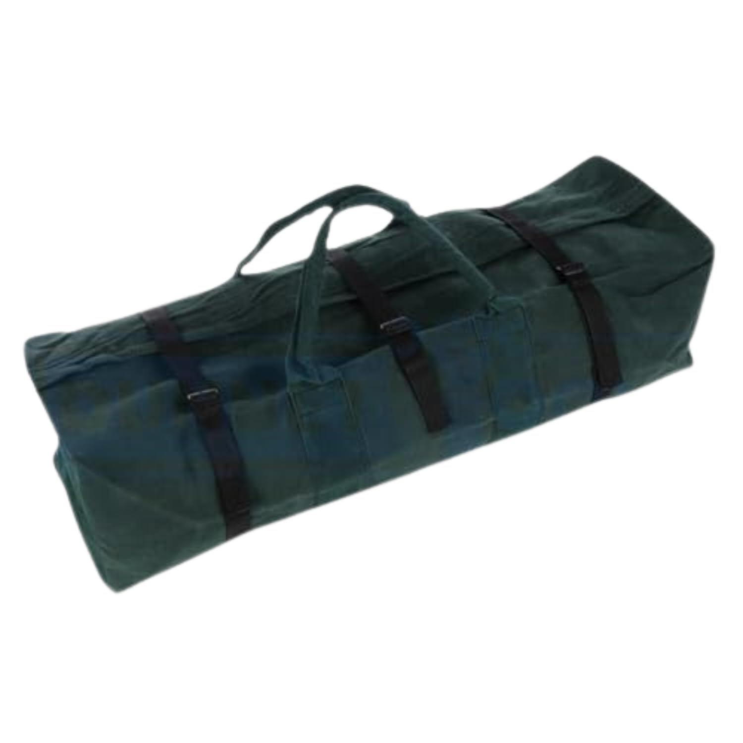 Dunnet Tools Canvas Tool Bag 30" Inch With Rope Handles Wide Mouth Polyester Tool Bags Heavy Duty For Large Spanners Wrenches Storage Plumber Electrician Bag for Tools