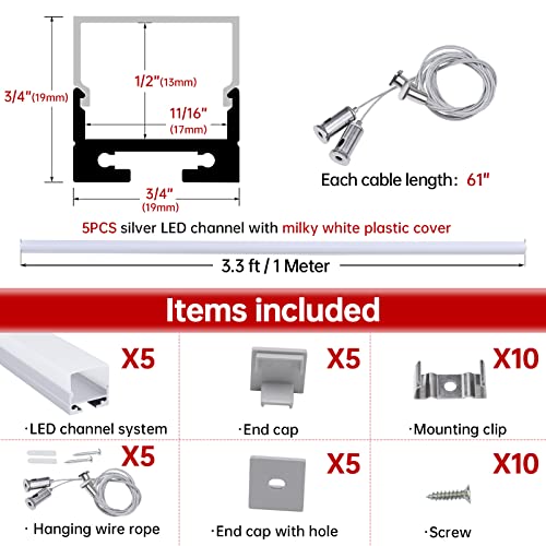 Tira de LED de alta intensidad Muzata 5m multicolor miniatura 7