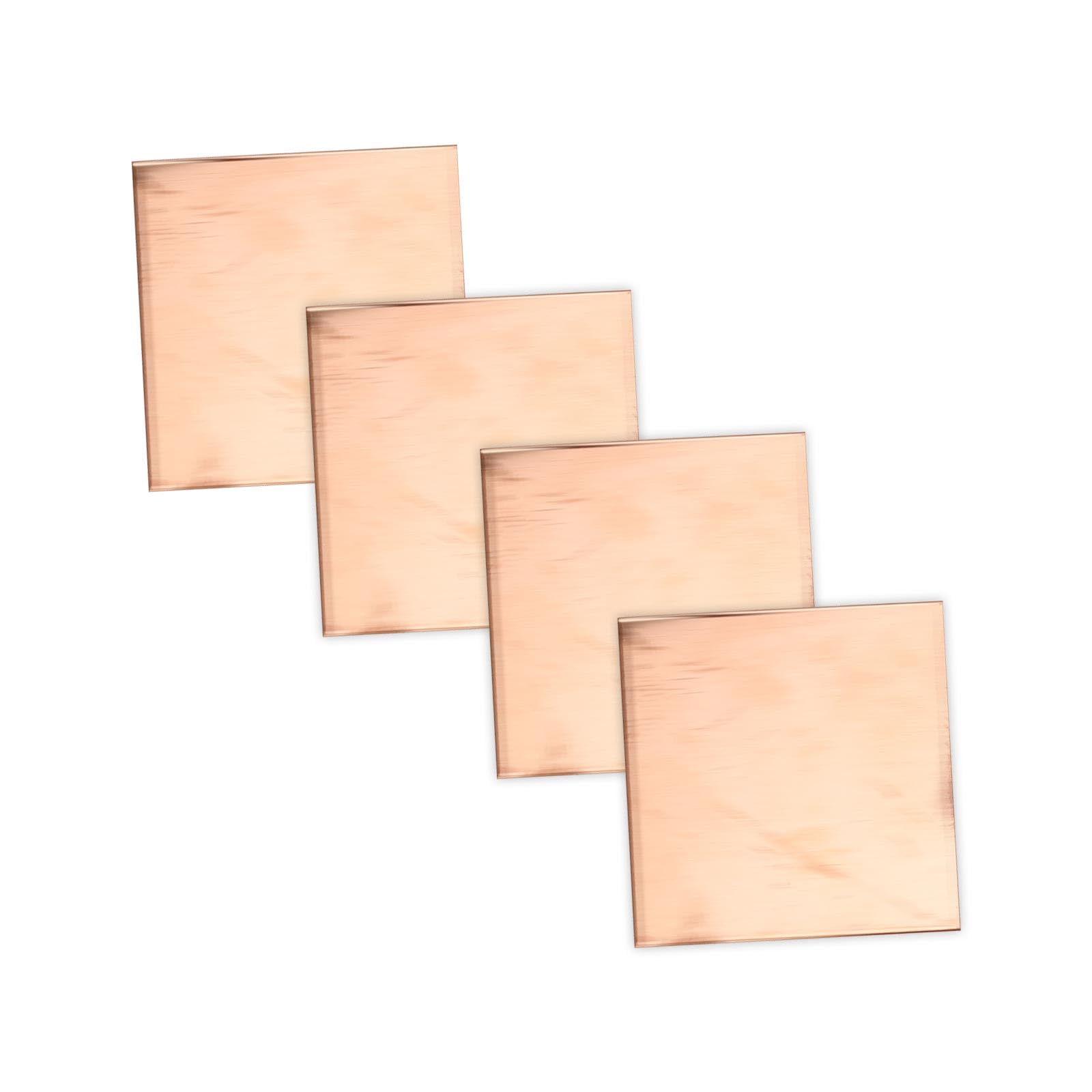 2 Barre Piatte In Rame Puro 4x20x300mm - 99,99% Cu Per Lavorazioni Metalliche