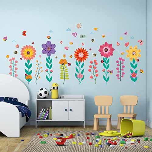 Vinilos Decorativos Florales para Pared – 2 Piezas miniatura 3