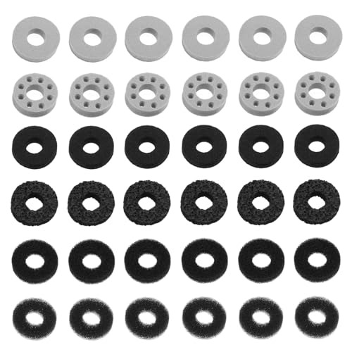 SG Store 36 Stück Präzisionsringe Zielhilferinge Kompatibel mit PS5 Kompatibel mit Switch Pro Kompatibel mit Xbox Series X/S Controller Bewegungssteuerungs-Schwammringe 6 Verschiedene Stärken