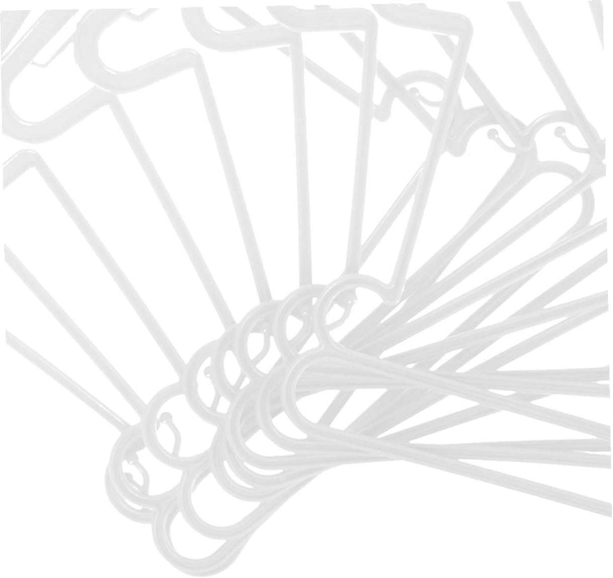 12 Pack Plastic Baby Clothes Hangers for Children's Suits