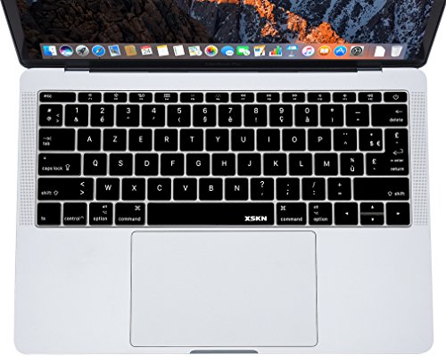 Xskn French Silicone Keyboard Skin Cover For Flat Keys New Macbook Pro 13 (2016 Released A1708, No Touch Bar) And Macbook 12 (2015 Released A1534), Us Eu Version #TOP1
