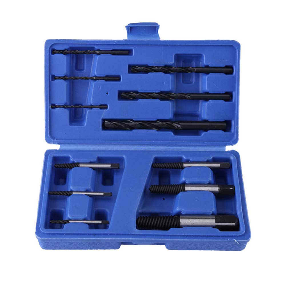 Screw Extractor Set 12 Pcs HighSpeed Steel Screw Extractors Kit Drill