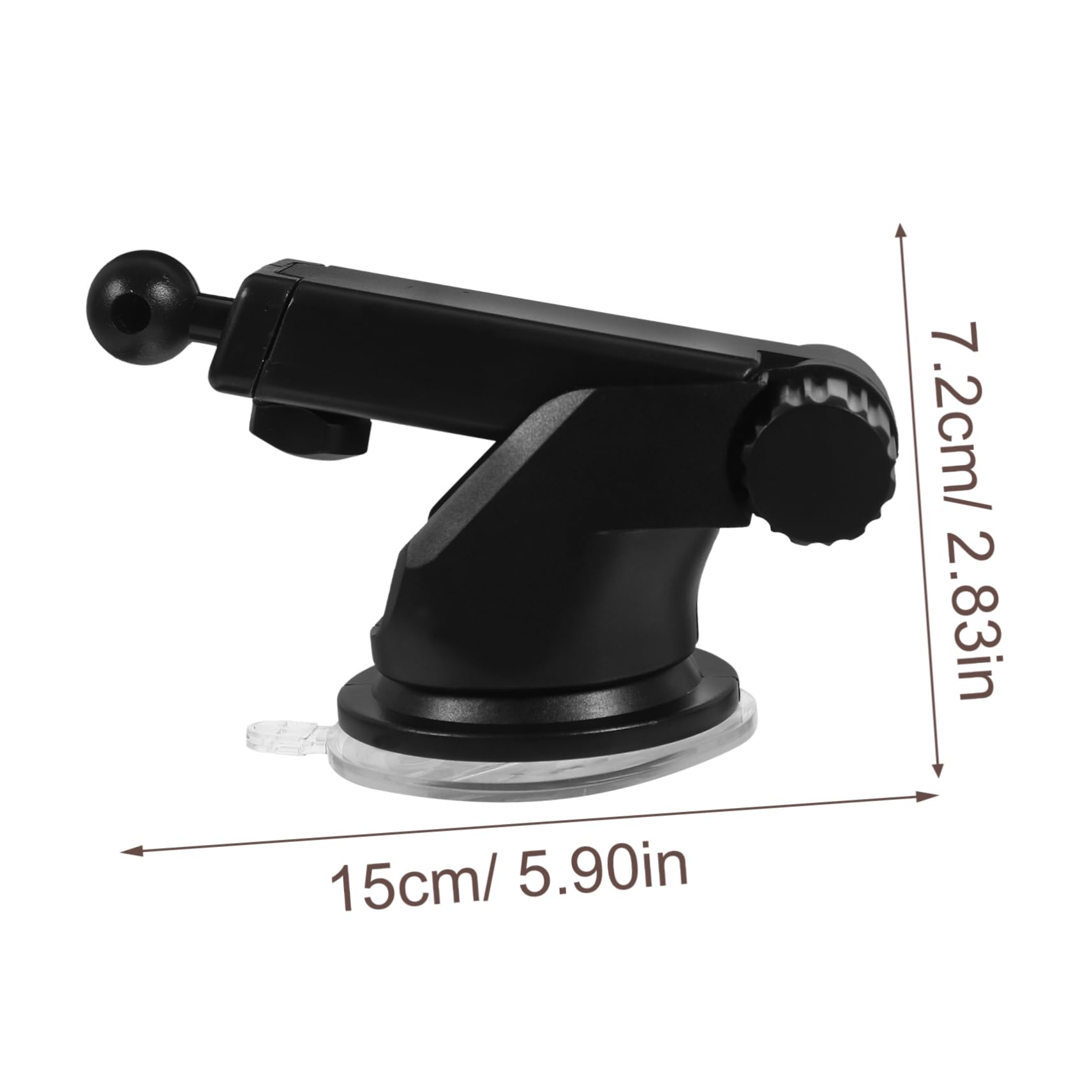 SEWACC Dash Cam Mount Suction Cup Phone Holder for Car Telescopic Pole 360 Rotati