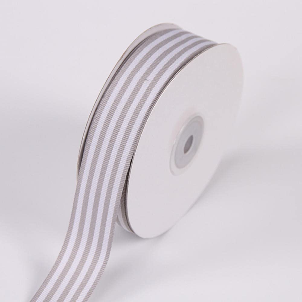 Ribbons For Gift Wrapping Ribbon For Fabric Satin Ribbons Podwójna Taśmowa Wstążka Świeże Bukiet Opakowania Materiał Wysokiej Jakości Prezent Świąteczny Kolor-Jasnoszary