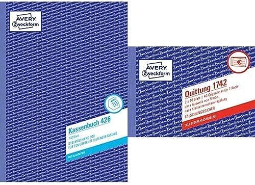 AVERY Zweckform 1742-10 Receipt Book For Small Businesses (A6 - View #14