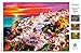 Buffalo Games - Signature Collection - Dreamy Santorini - 1000 Piece Jigsaw Puzzle Orange,white,brown,green, 26.75