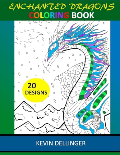 Enchanted Dragons Coloring Book