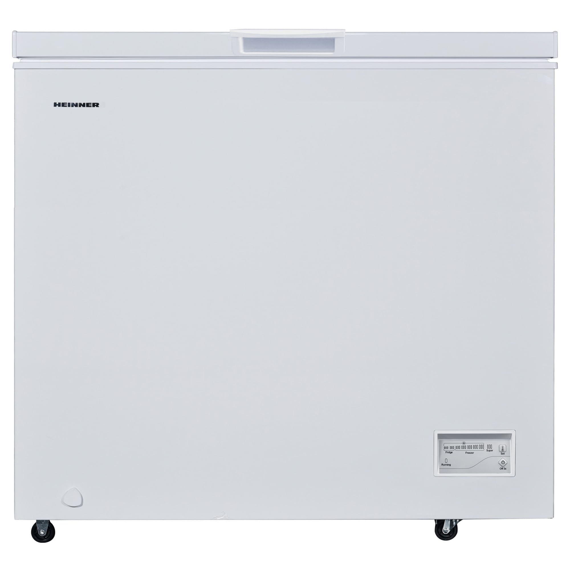 HCF-200CNHE++ Gefrierschrank – 200 L Nutzvolumen, Energieeffizienzklasse E, LED-Innenbeleuchtung, Verstellbare Fächer, Reversible Türen, Weißes Design, Leiser Betrieb – 5 Jahre Garantie