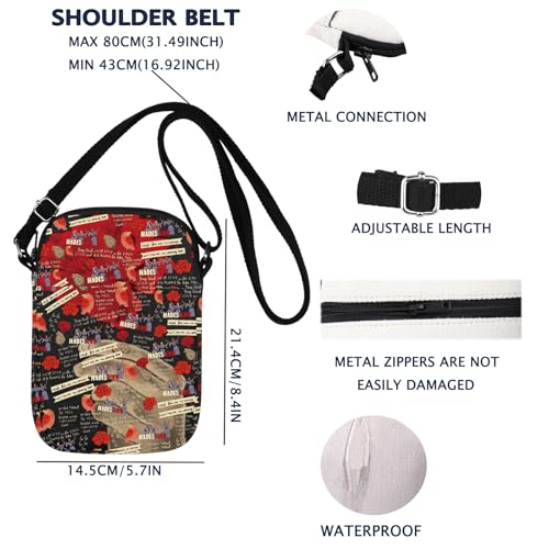 Musicals Gift Theatre Nerd Gift Hade Inspired Crossbody Bag2