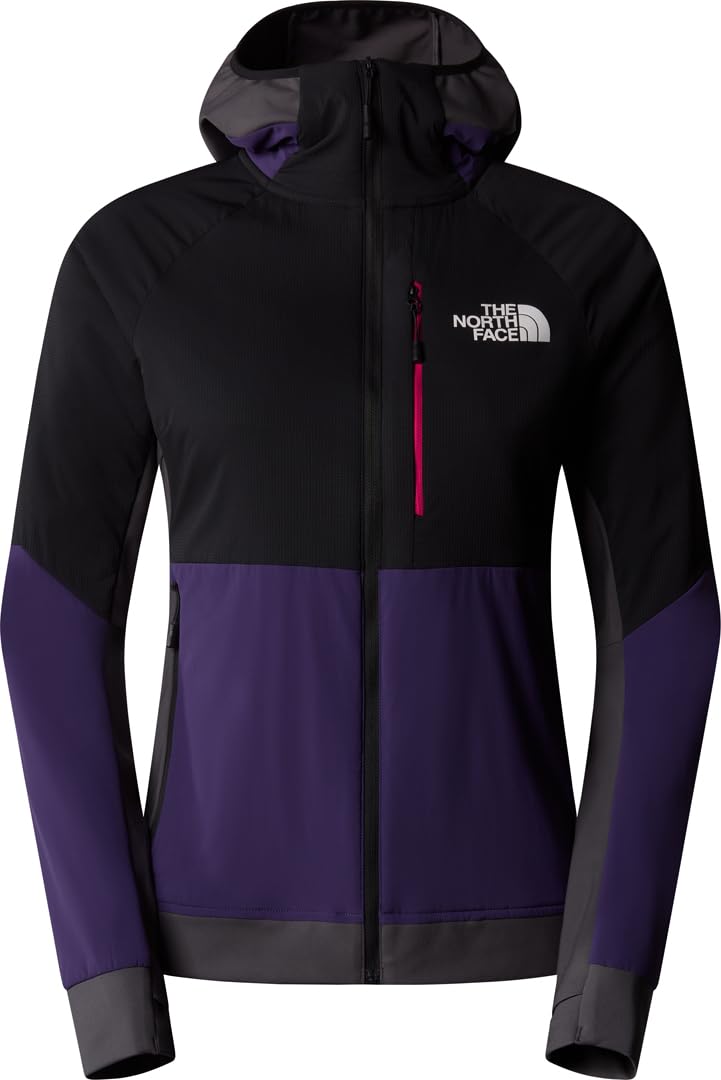 The North Face Women's Binntal Hybrid Ventrix Hoodie Jacket, Eternal Purple/Tnf Blac, XL