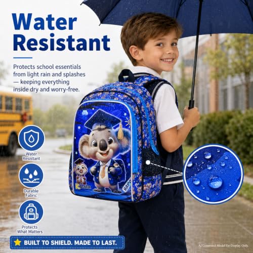 Image of AGSDON 3PCS Backpacks for Girls, 16 inch Elementary Kids Backpack Preschool School Bookbags and Lunch Box