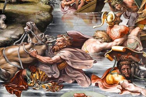 De célèbres tableaux art mural pour habiller un grand mur de salon moderne