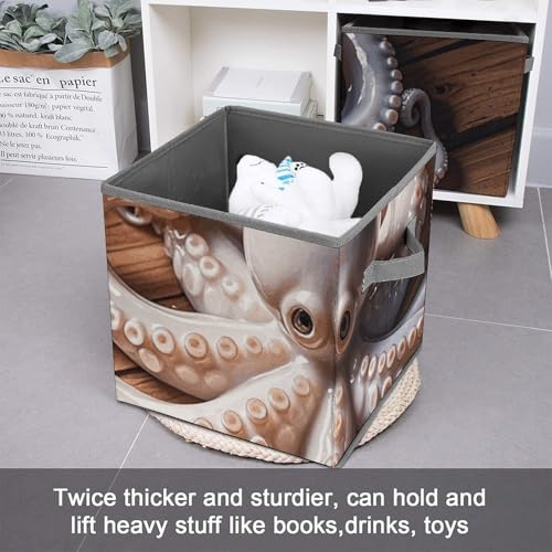 Bacs de rangement pliables pieuvre pour optimiser l'armoire - 4