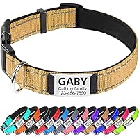 Collare Cane Riflettente Personalizzato - Con Targhetta In Acciaio Inox, Imbottito E Sicuro - Foto 9