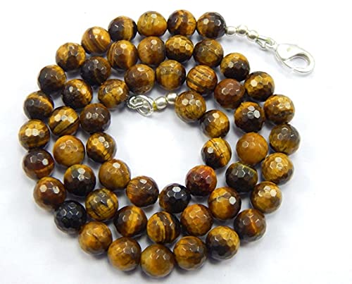 Collier oeil de tigre authentique de 8 mm une idée de cadeau idéale