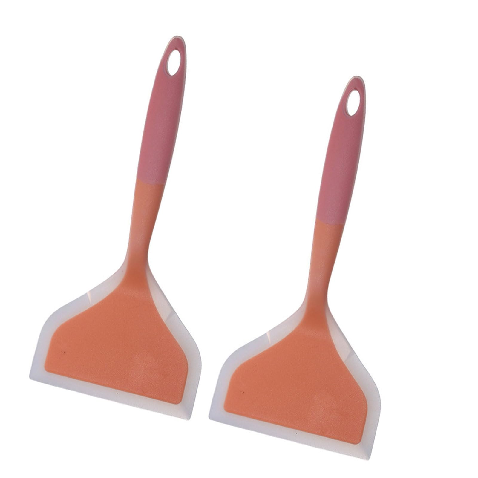 ATRYG Silicone Wide Mouth Spatula Designs Frying Spatula for Easy Stirring and Flipping with Nonslip Handle Silicone Turner