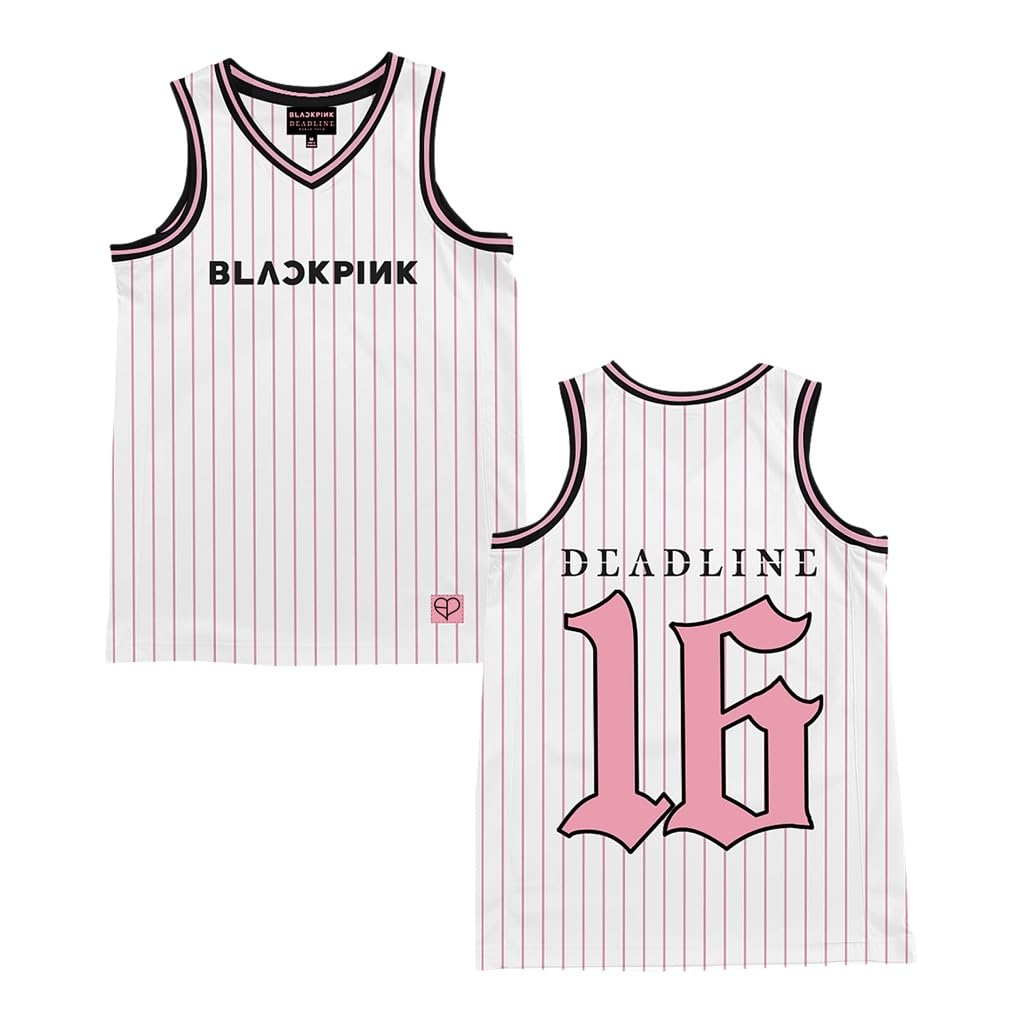 Amazon.com : Blackpink Official Merch Deadline Jersey, White