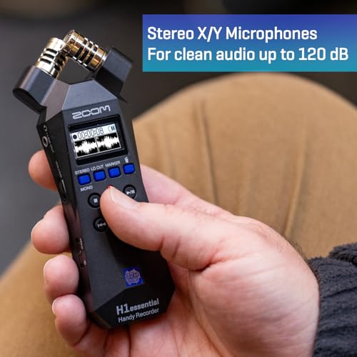 Image of Zoom H1 Essential Handheld Recorder for Musicians, Podcasters & Filmmakers with Stereo Microphones, 32-Bit Float, USB Microphone Mode (Pack of 10)