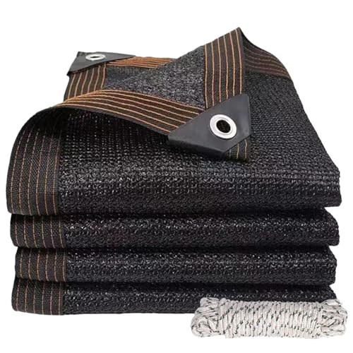 Image of 90% Shade Cloth, 20x20FT Tear Resistant Sun Shade Net with Reinforced Grommet,Durable Garden Shade Tarp Cover for Greenhouse,Plant Cover, Chicken Coop,Patio and Pergola,Black