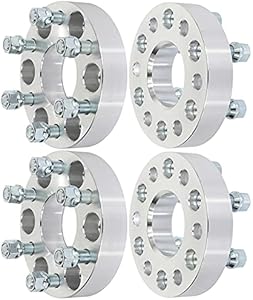 ECCPP 4X 6x120 1.25 inch Wheel Spacers 6 Lug 6x120mm to 6x120mm 14x1.5 Studs fits for SRX for Colorado for Canyon