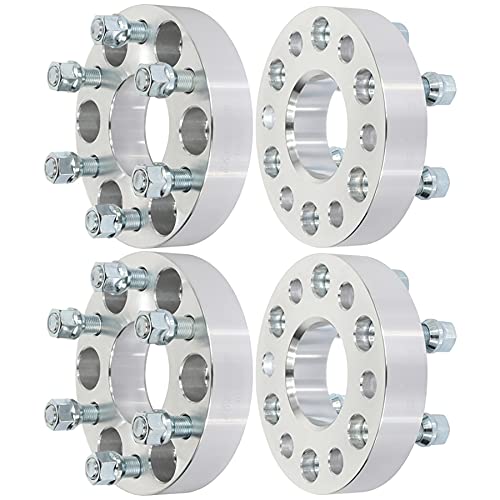 ECCPP 4X 6x120 1.25 inch Wheel Spacers 6 Lug 6x120mm to 6x120mm 14x1.5 Studs fits for SRX for Colorado for Canyon