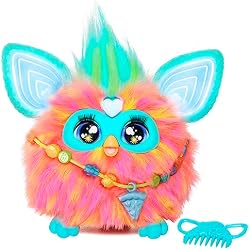 1 of Furby Coral Interactive Plush Toy - English Version, 6 inch