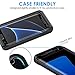 S7 Edge Screen Protector (2 Pack), Case-friendly Tempered Glass,9H Hardness,HD Clear Glass for Samsung Galaxy S7 Edge(Black).
