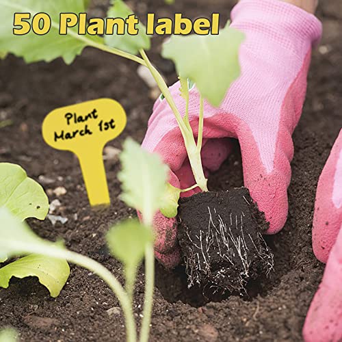 Garden Auger Drill Bit, Plant Transplant Rapid Planter, Auger Spiral Bit For Bulbs Bedding Tulips Iris Flower Composting Umbrella Hole Digger - 3/8” Hex Drive Drill (1.6 X 9 Inch And 50 Label) #TOP5