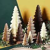 Papier-Weihnachtsbäume | 10 Stück