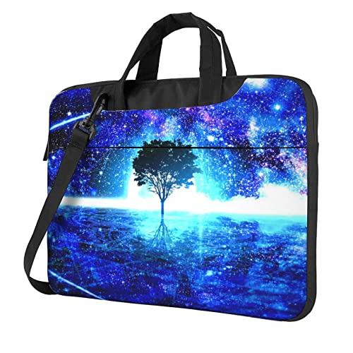 Sac à bandoulière pour ordinateur portable 13 à 15.6 pouces motif Arbre de vie