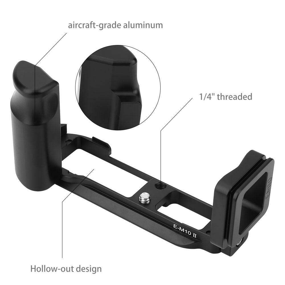 Sxhlseller Soporte En L De Liberación Rápida Para Cámara E-M10 II | CNC Aluminio, Riel Arca-Swiss