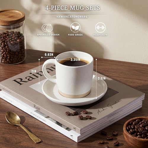 HaWare 13OZ Speckled Mug Set