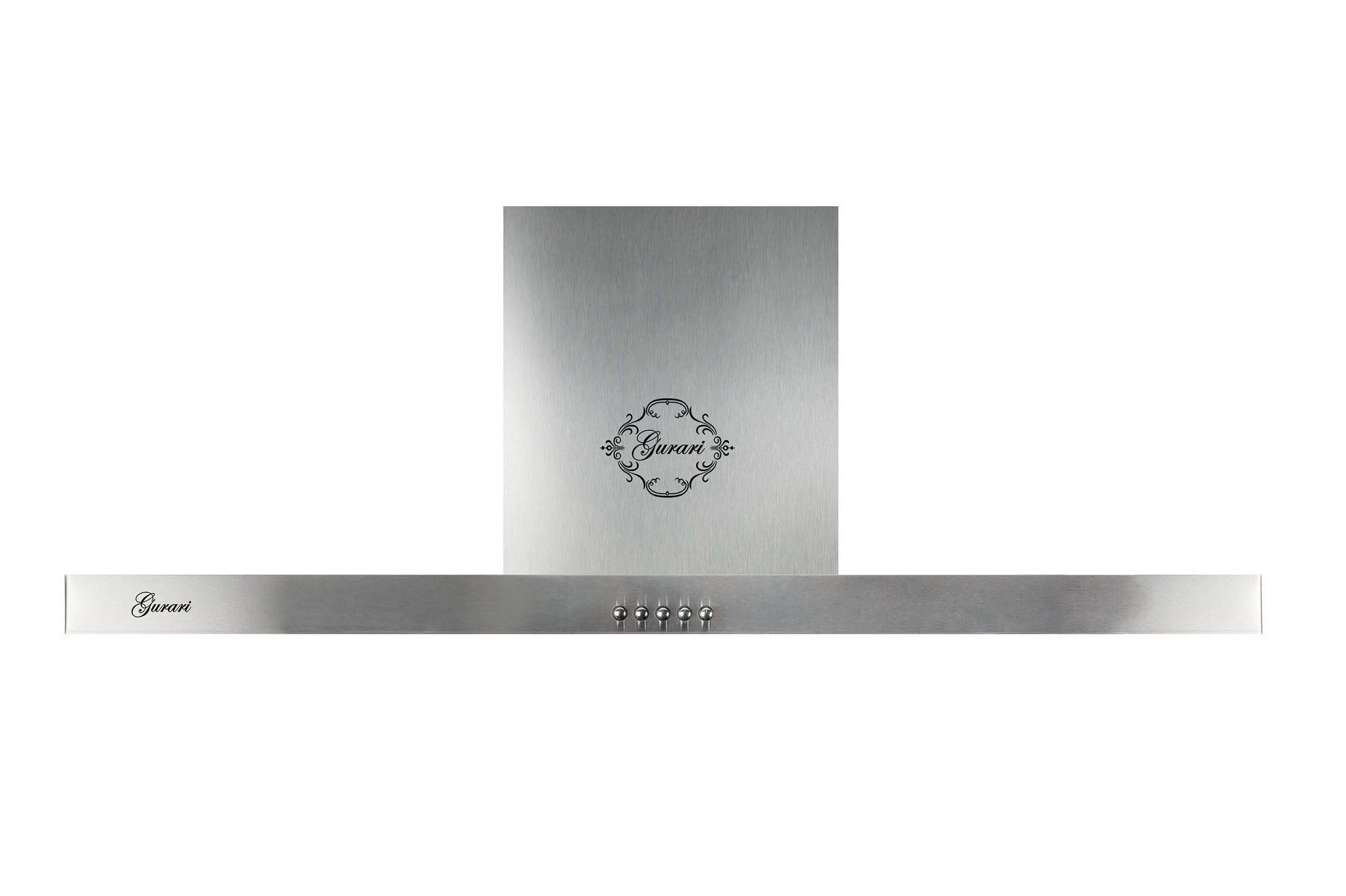 Gurari Campana extractora de 70 cm GCH F 461 IS 7 N, campana de pared, acero inoxidable, 1000 m³/h, muy absorbente, 3 niveles, campana extractora, campana extractora, campana de circulación, marca