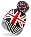 Price comparison product image UNISEX UNION JACK FLAG BOBBLE BEANIE HAT