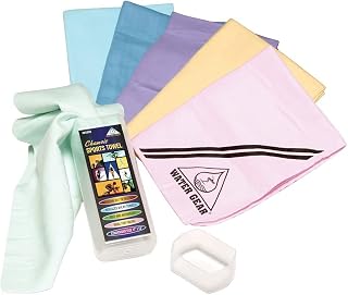 Water Gear Chamois Towel - Fast Absorbing and Great for Drying - Use After a Workout and Diving - for Men and Women - Multi-Use (Sky)