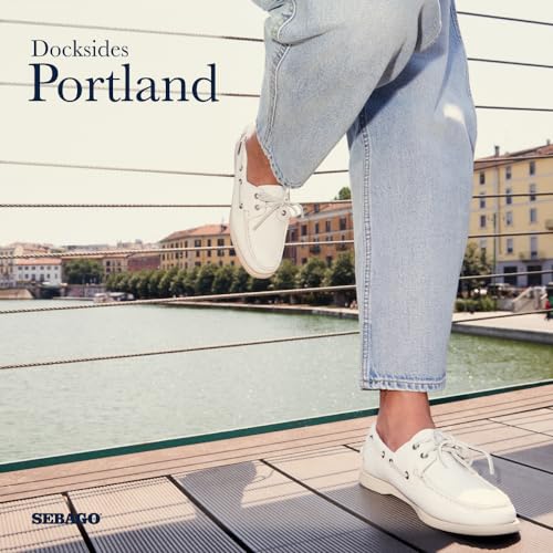 Image of Sebago Portland Boat Shoes - Full-Grain Leather Moccasins, Handsewn with Leather Sock Lining and Non-Marking, Slip-Resistant Sipped Rubber Outsoles