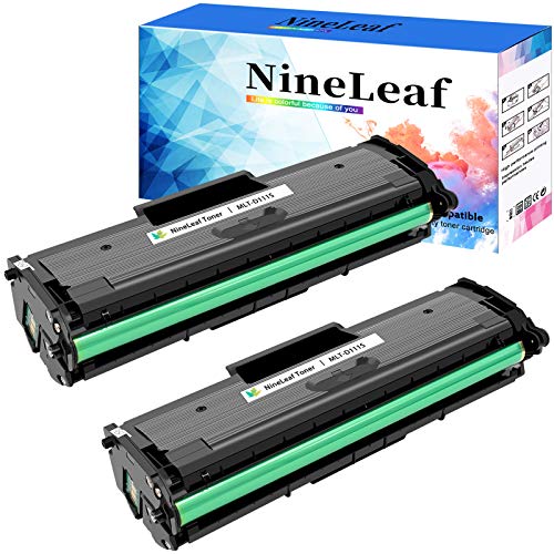 Nineleaf Compatible Toner Cartridges Replacement for Samsung MLT-D111S MLTD111S 111S for Xpress M2020W M2070FW M2070W Laser Printer ( Black, 2 Pack )