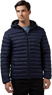 Heat Men's Lightweight Poly-Fill Packable Jacket | Zippered Pockets | Layering | Water Repellent