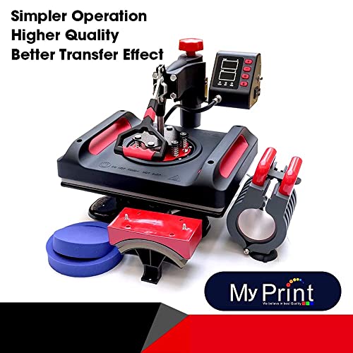 MY PRINT | Complete Setup Sublimation Printing | Heat Press Combo 5 in 1 | Printer L130 with Sublimation Ink | Sublimation Paper 200 Pcs - Image 4