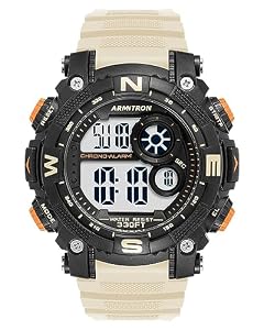 Armitron Sport Digital Chronograph Beige Watch 40/8284BBE