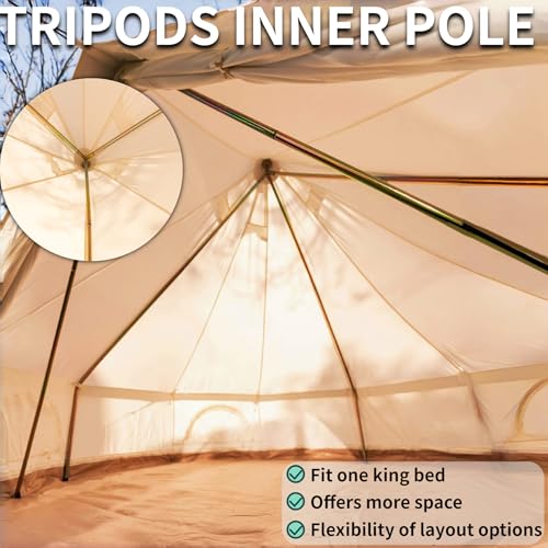 Carpa tipo campana de lona DANCHEL OUTDOOR para 4-6 personas miniatura 2