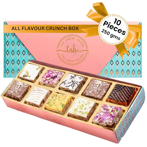 THE SWEET BLEND All Flavours Crunch Box | 10 Unique Flavours of C...