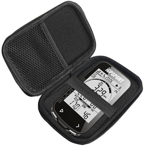 Funda Protectora para iGPSPORT BSC100S GPS Bicicleta,Compatible con GPSPORT BSC100S, BSC100Max,BSC200S, BSC300T, iGS630S, iGS800 y iGPSPORT Estuche Rígido Antigolpes de EVA,Ligero y Duradero (Negro)